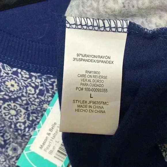 Mason & Belle Pearl Halter Neck Knit Tank Top - Picture 5 of 6